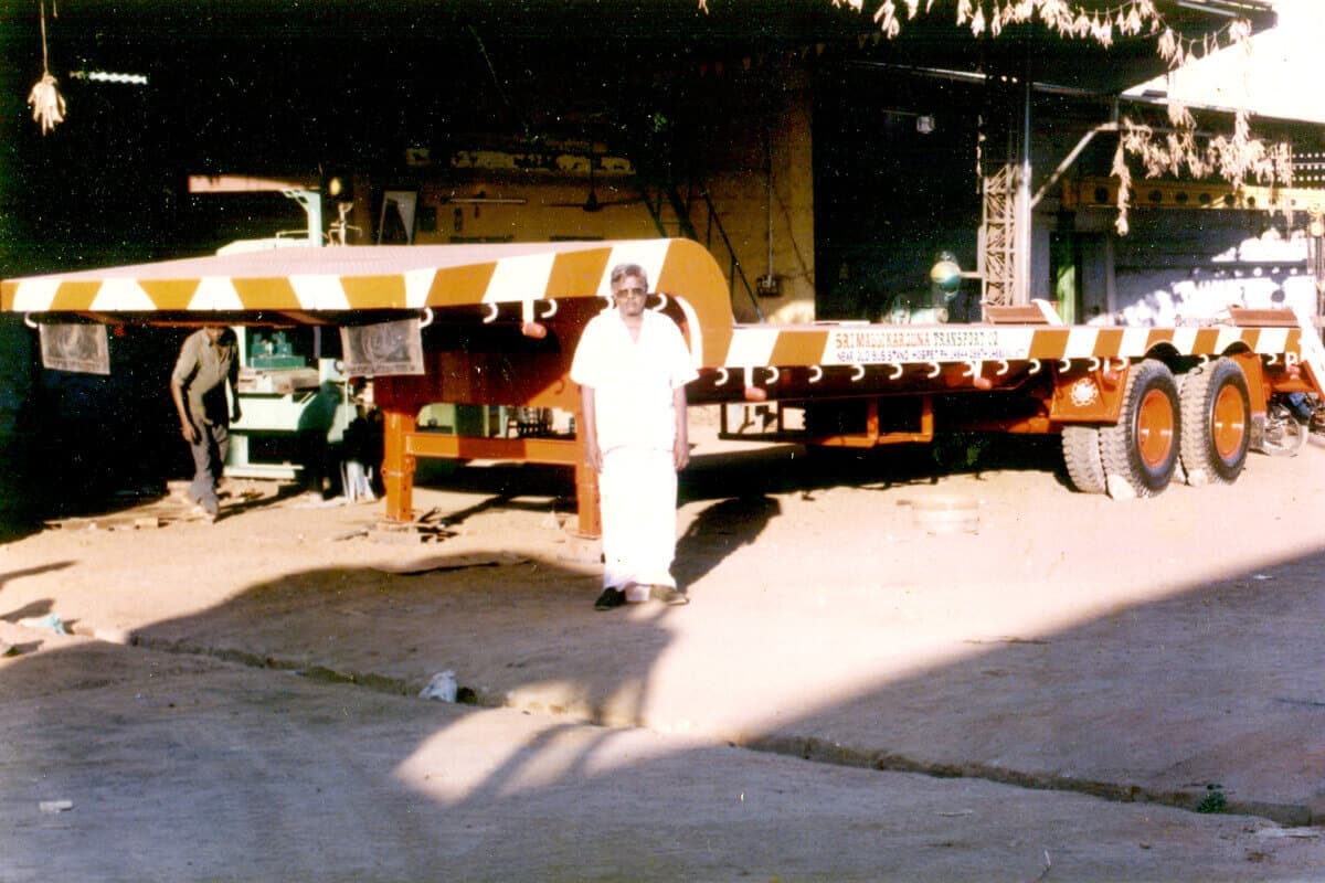 Namakkal Trailers — workshop & delivery photograph