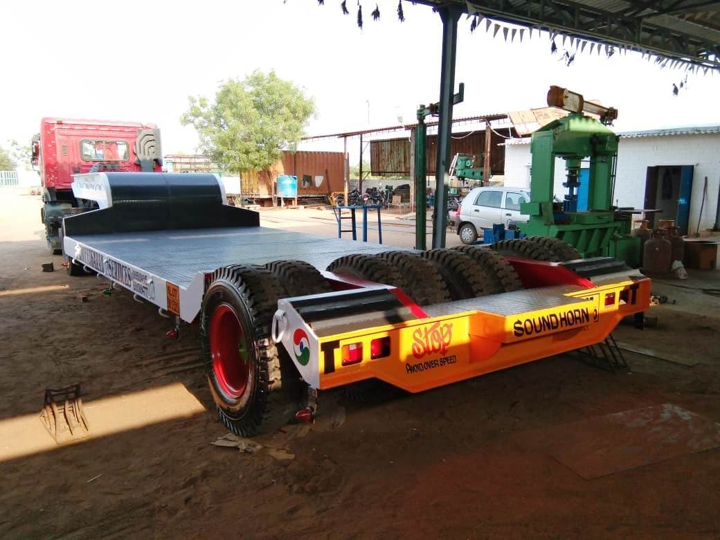 Namakkal Trailers — workshop & delivery photograph