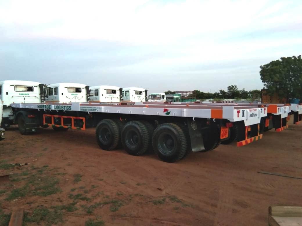 Namakkal Trailers — workshop & delivery photograph