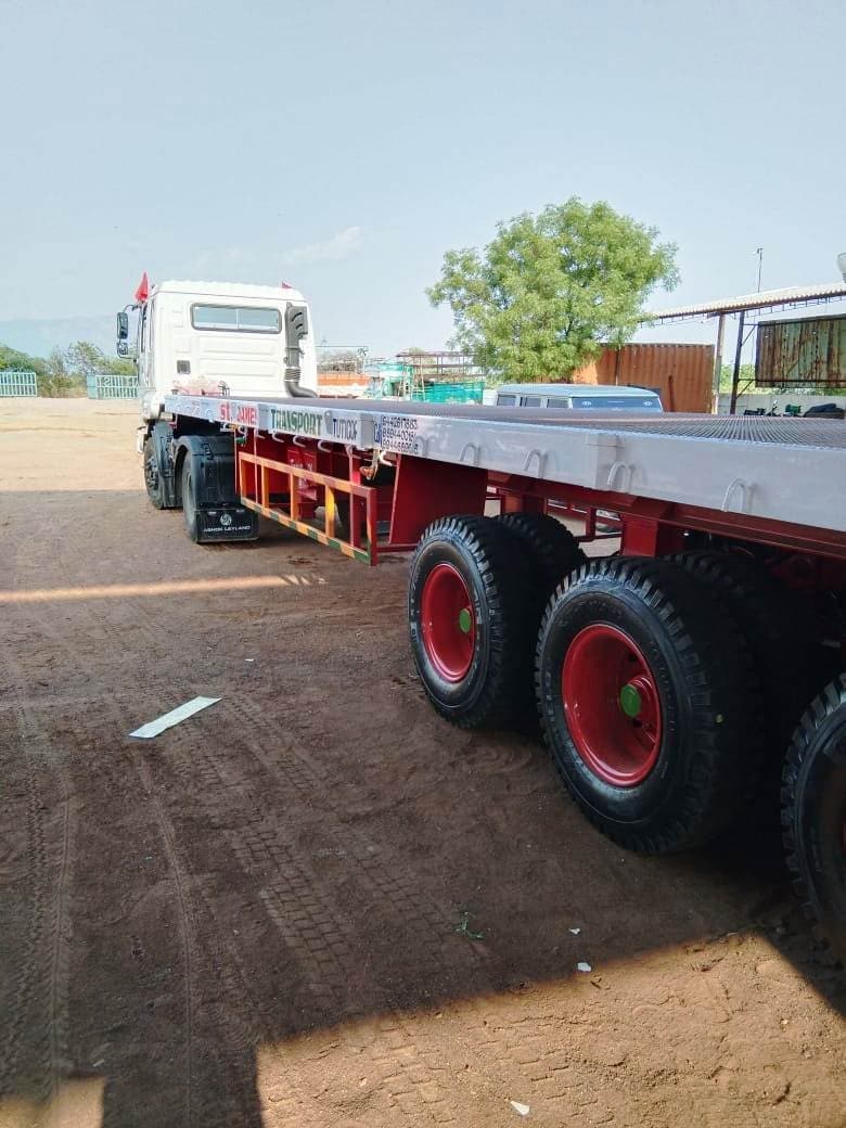 Namakkal Trailers — workshop & delivery photograph
