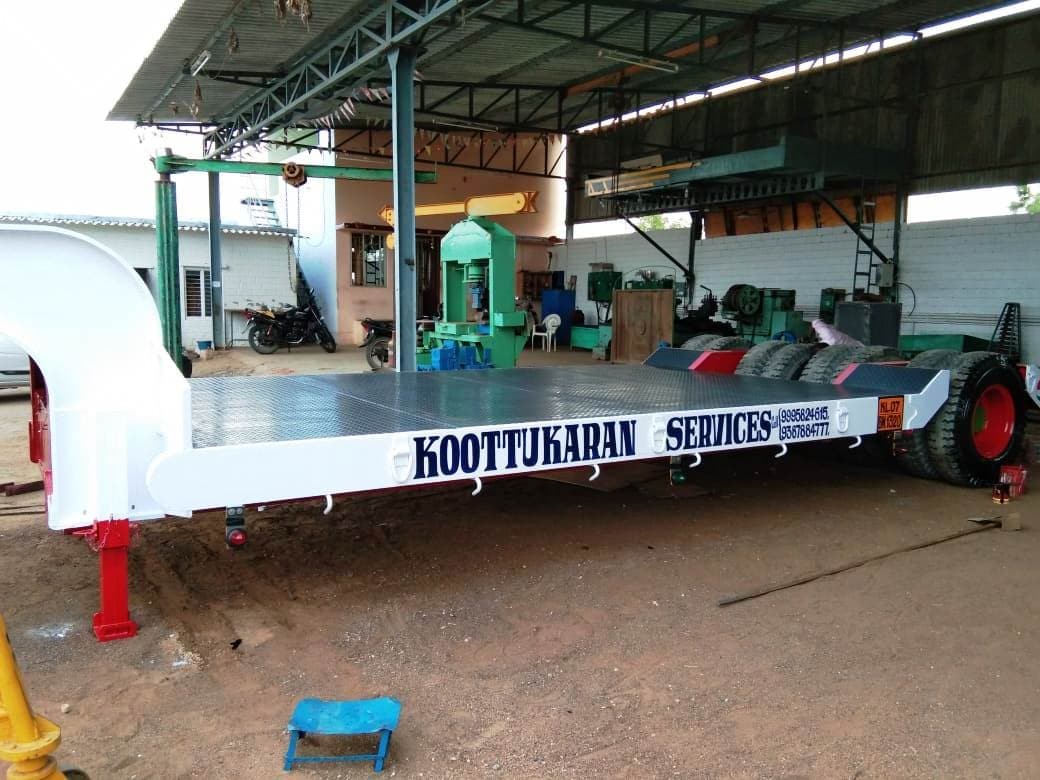 Namakkal Trailers — workshop & delivery photograph