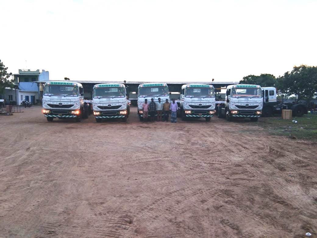 Namakkal Trailers — workshop & delivery photograph
