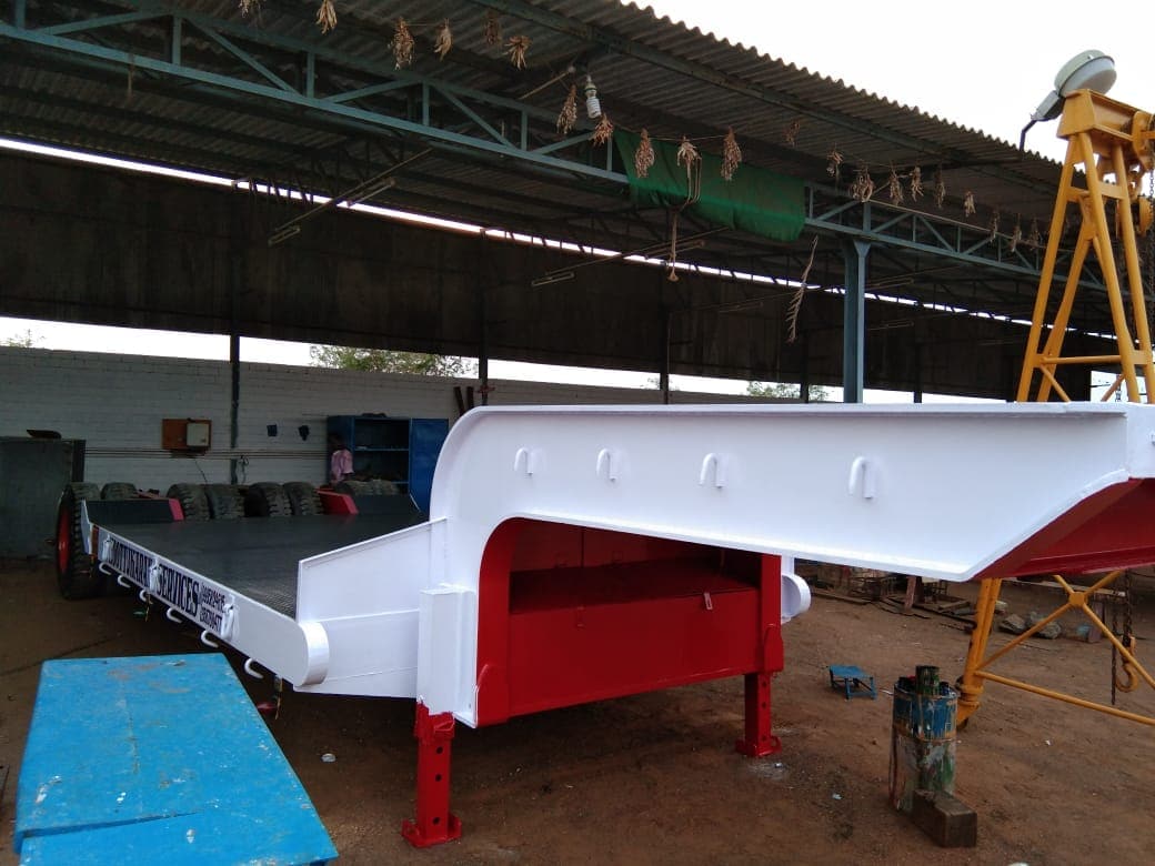 Namakkal Trailers — workshop & delivery photograph