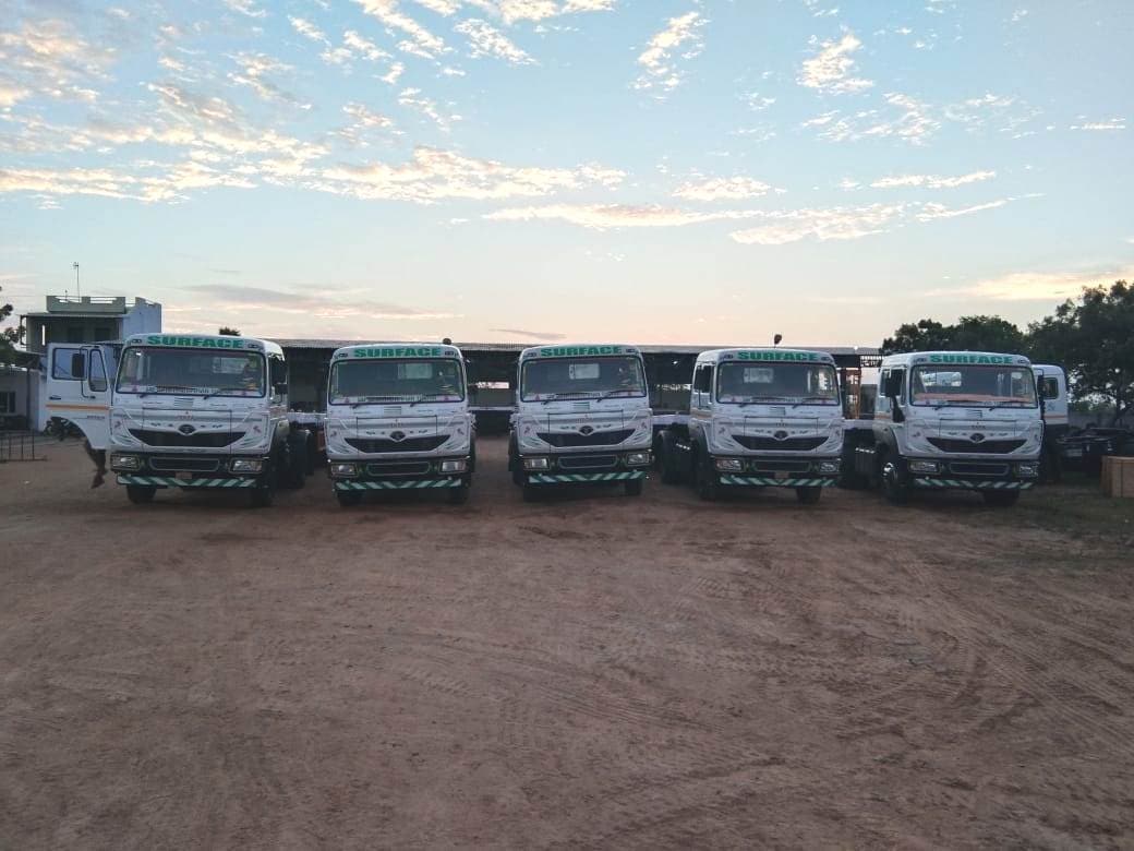 Namakkal Trailers — workshop & delivery photograph