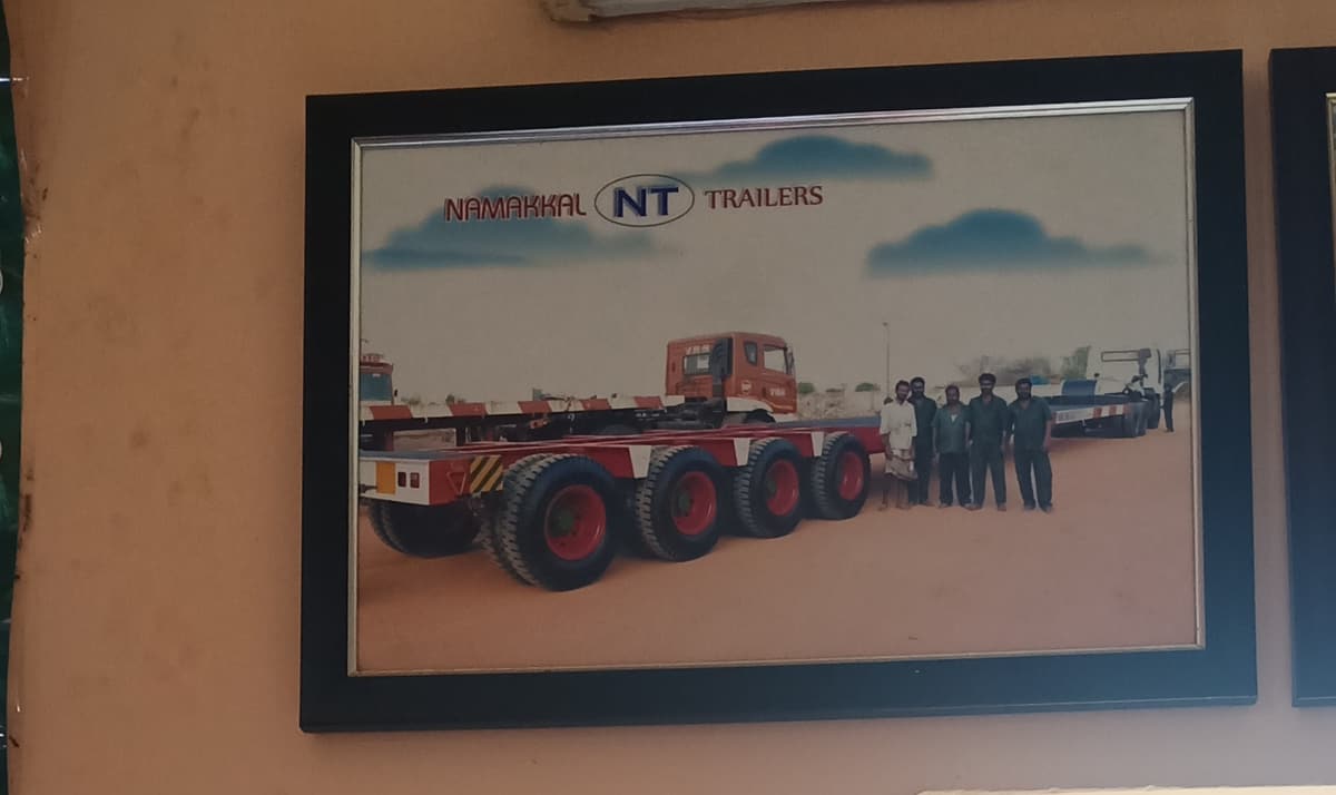 Namakkal Trailers — workshop & delivery photograph
