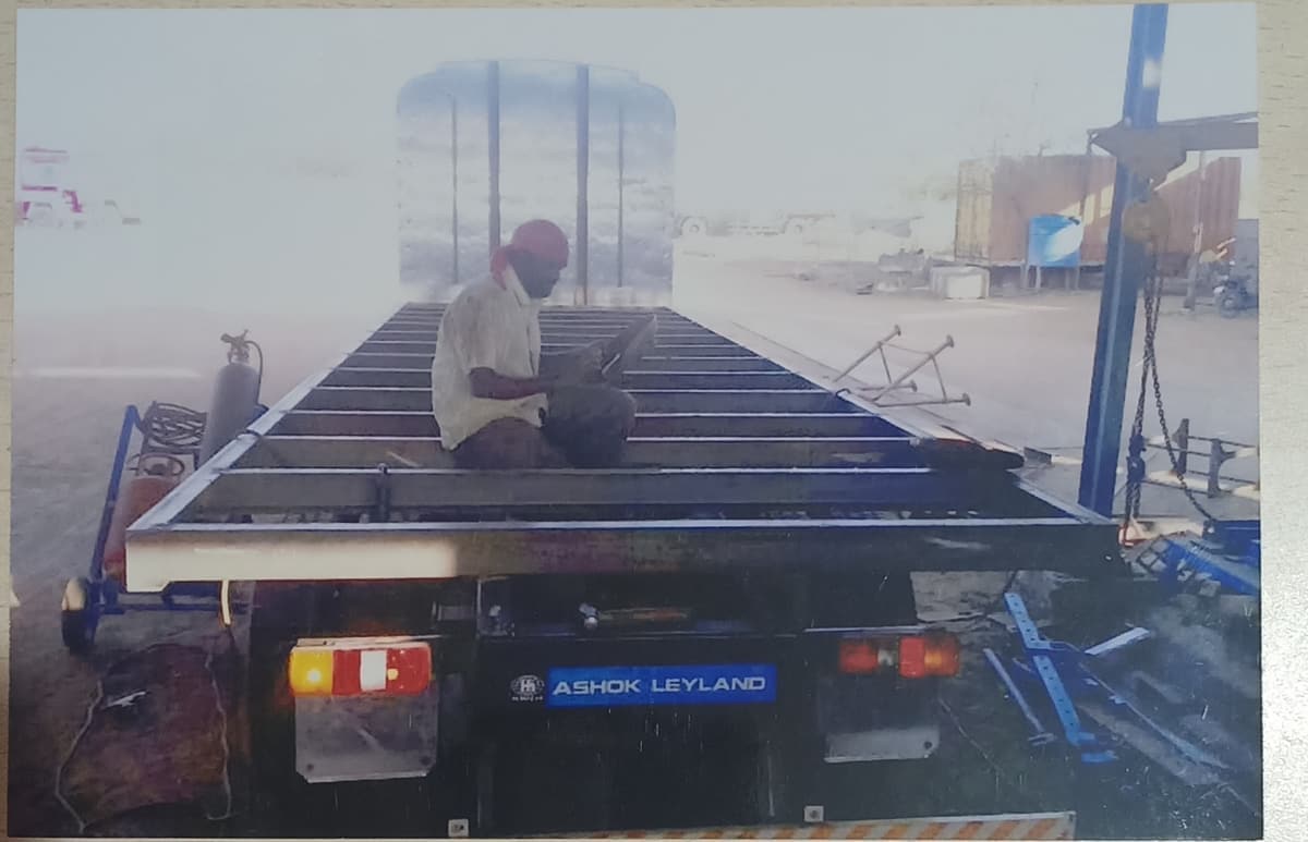 Namakkal Trailers — workshop & delivery photograph